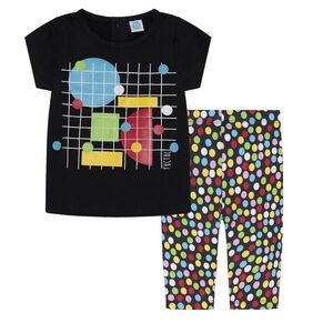 Colorful Geometric Kids Matching Set